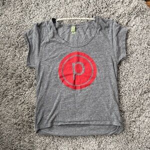Casual Heather Gray T-Shirt with Pure Barre logo